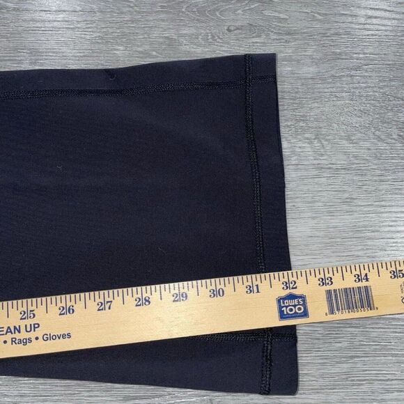 Lilly Pulitzer Vinyasa Fold Over Legging Pants Flare Black Women’s Small Yoga - Picture 8 of 14